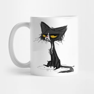 Funny Meh Cat Gift Mug